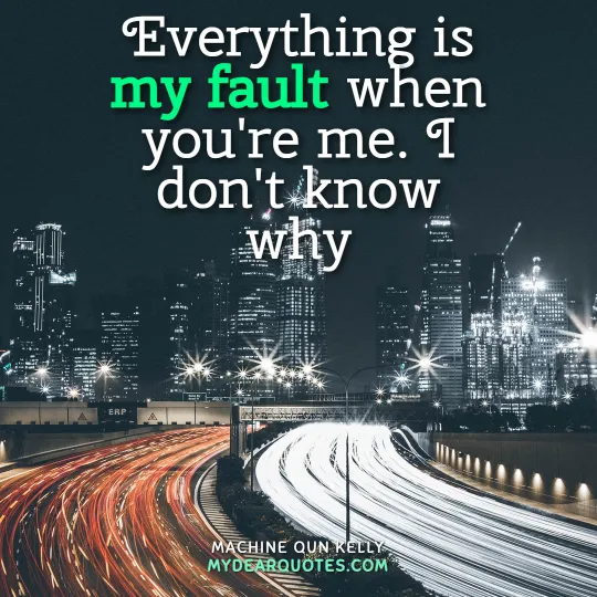 my fault quote
