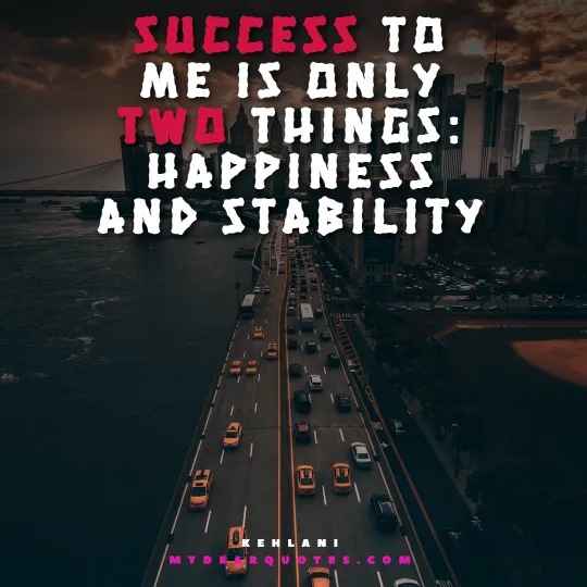 saying about success