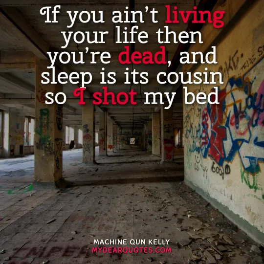 phrase about living