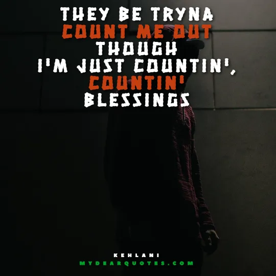 counting blessings saying